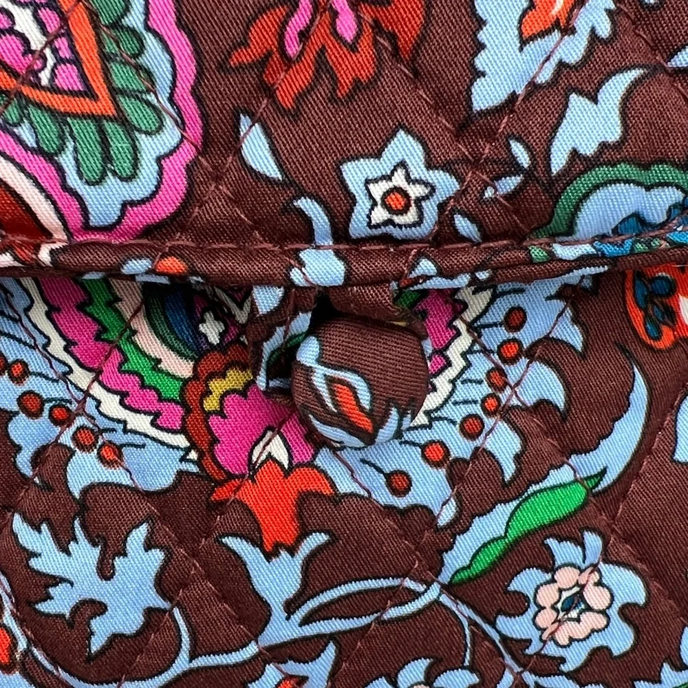 VERA BRADLEY Rothvale Shoulder bag Marrakesh Cinnamon textile floral brown